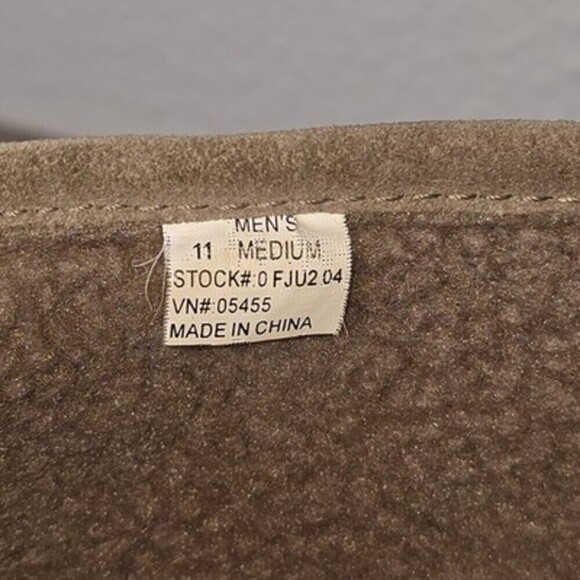 L.L.Bean Men’s Suede Insulated Winter Boots Size 11 Medium Side Zip Brown main image 4